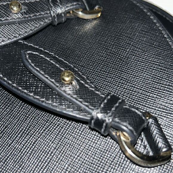 Authentic Prada Black Saffiano Lux Mini Odette Backpack main image 10